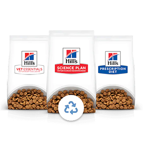 упаковка корму для домашніх тварин Hill's із знаком переробки