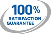 Satisfaction guarantee badge