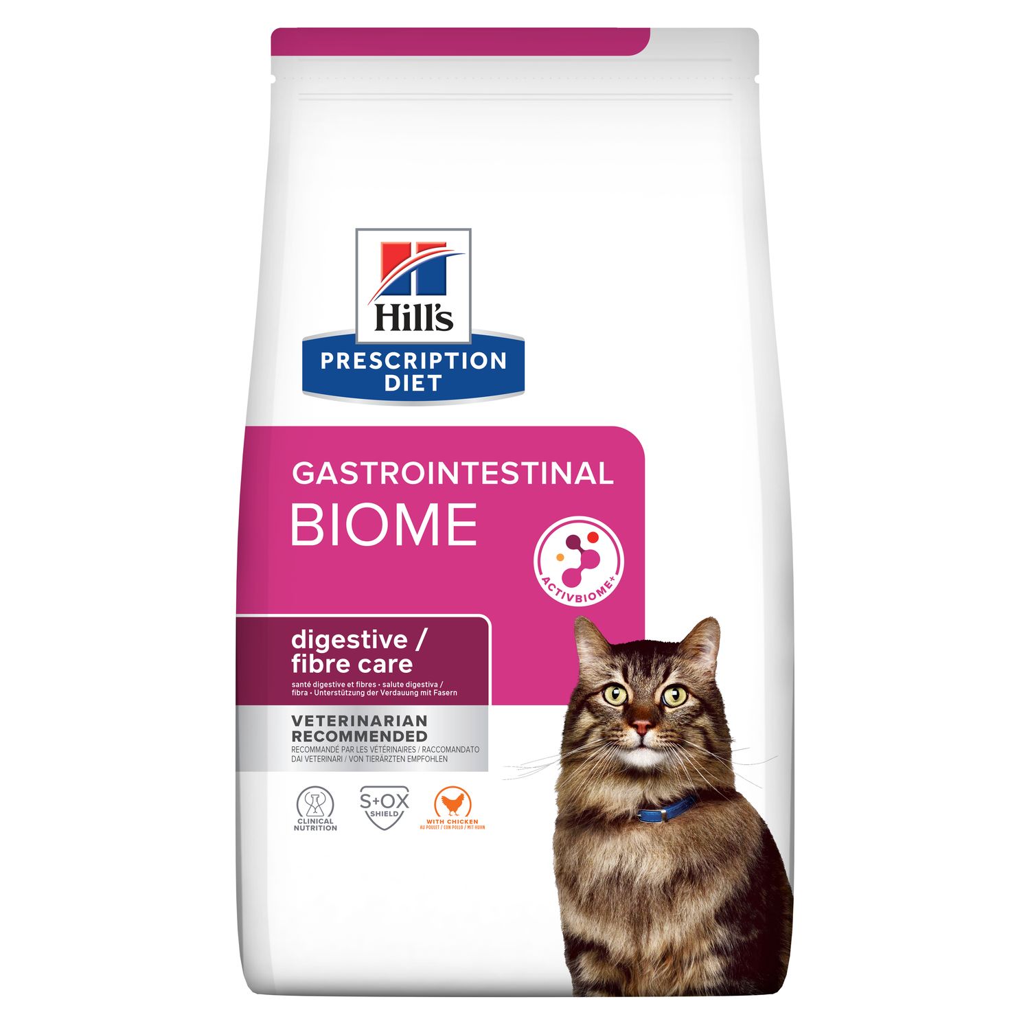 Сухий корм для котів Gastrointestinal Biome нормалізація травлення та здорове випороження, з куркою Зображення пакування