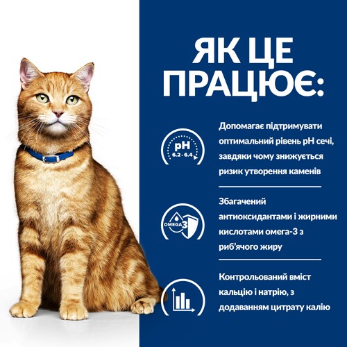 Вологий корм для котів c/d Multicare здоров'я сечовивідних шляхів Як це працює?
