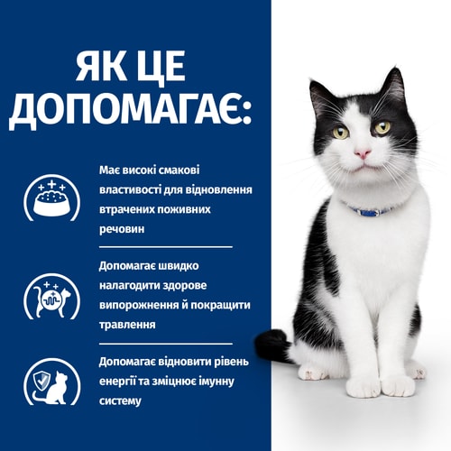 Вологий корм для котів i/d Digestive Care нормалізація розладів травлення Як це допомагає?