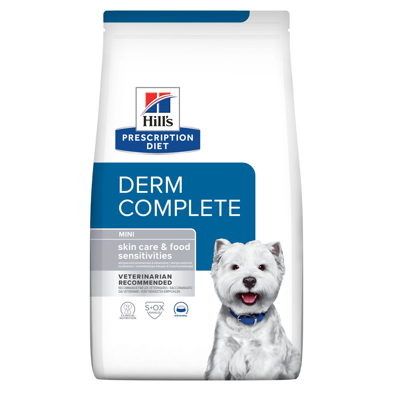Корм для собак мініатюрних порід Derm Complete Mini Зображення пакування