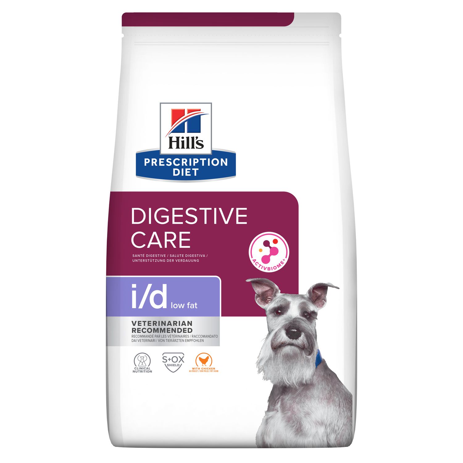 Сухий корм для собак i/d Low Fat зі зниженим вмістом жиру, нормалізація розладів травлення, з куркою Зображення пакування