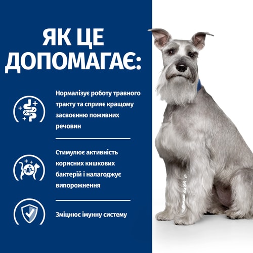 Сухий корм для собак i/d Low Fat зі зниженим вмістом жиру, нормалізація розладів травлення, з куркою Як це допомагає?