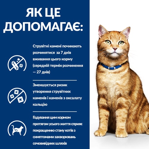 Cухий корм для котів c/d Multicare здоров'я сечової системи, з куркою Як це допомагає?