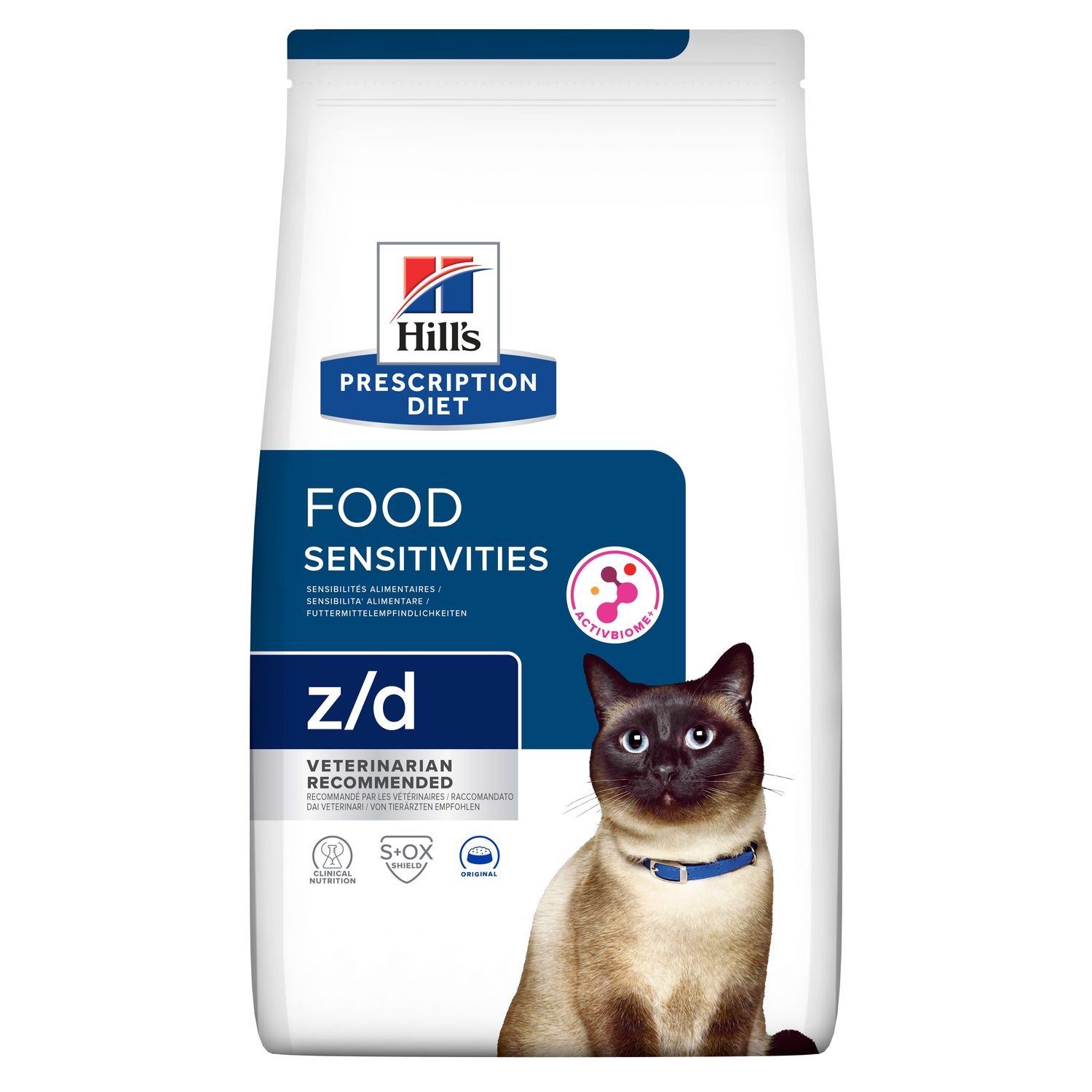 Сухий корм для котів z/d Food Sensitivities небажана реакція на їжу Зображення пакування